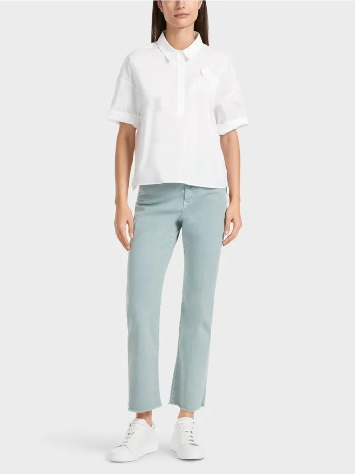 Shirts and Tops Damen Marc Cain PoloShirt Mit Applikation White