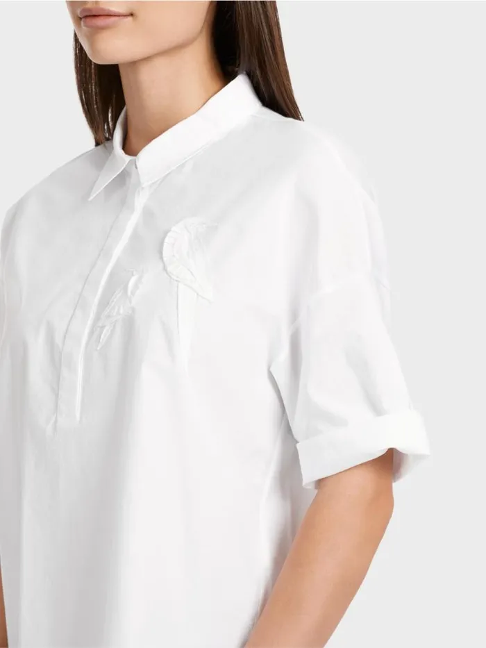 Shirts and Tops Damen Marc Cain PoloShirt Mit Applikation White