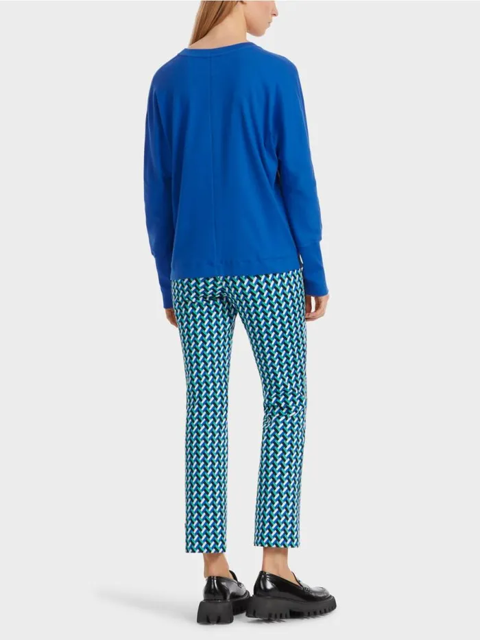 Shirts and Tops Damen Marc Cain TShirt In Kimonoform Bright Royal Blue