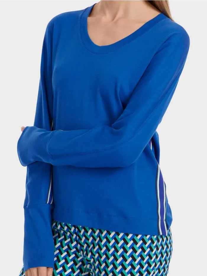 Shirts and Tops Damen Marc Cain TShirt In Kimonoform Bright Royal Blue