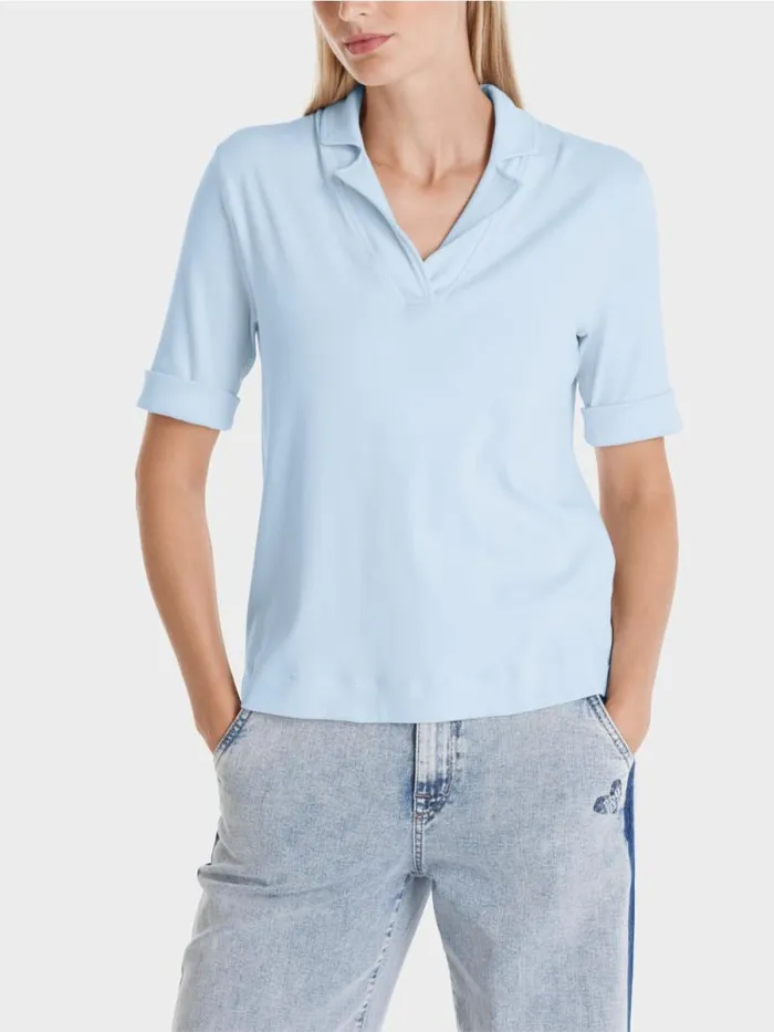 Shirts and Tops Damen Marc Cain TShirt Mit 34rmel Soft Powder Blue