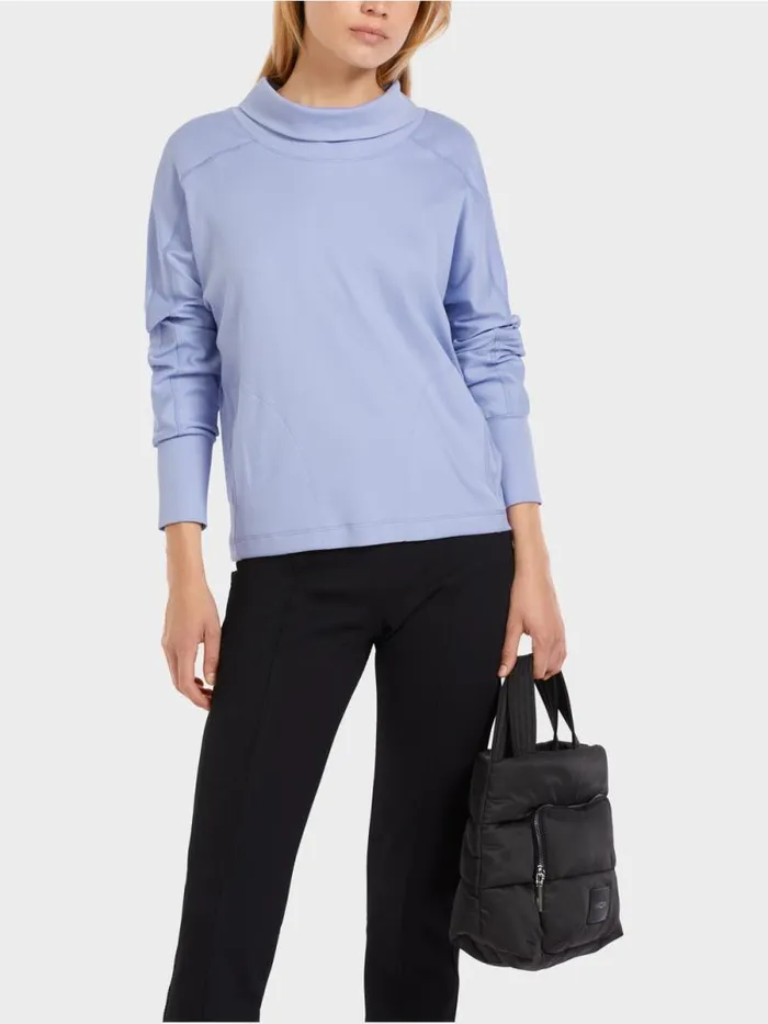 Shirts and Tops Damen Marc Cain TShirt Mit Angeschnittenen rmeln Soft Violet