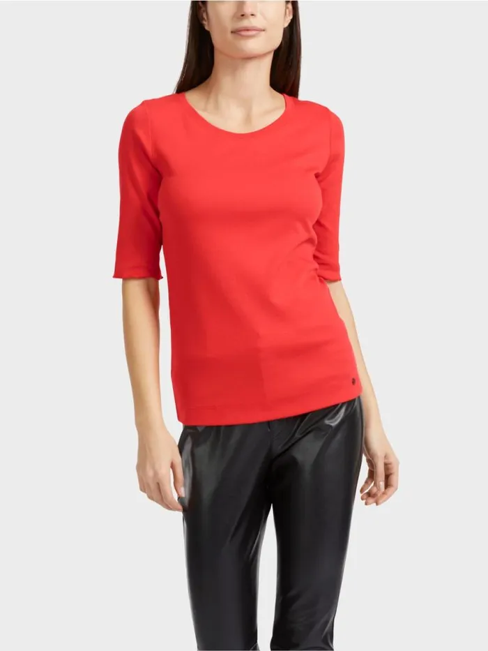 Shirts and Tops Damen Marc Cain TShirt Mit rmel Campari