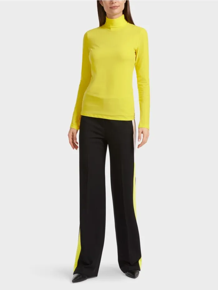 Shirts and Tops Damen Marc Cain TShirt Mit Rollkragen Soft Lemon