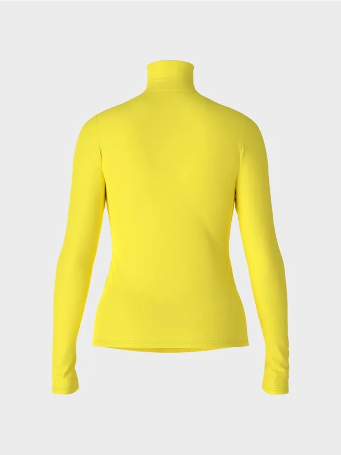 Shirts and Tops Damen Marc Cain TShirt Mit Rollkragen Soft Lemon