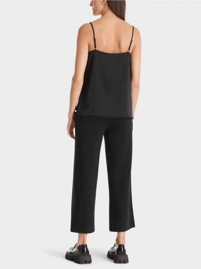 Shirts and Tops Damen Marc Cain Top Mit Schmaler Kette Black