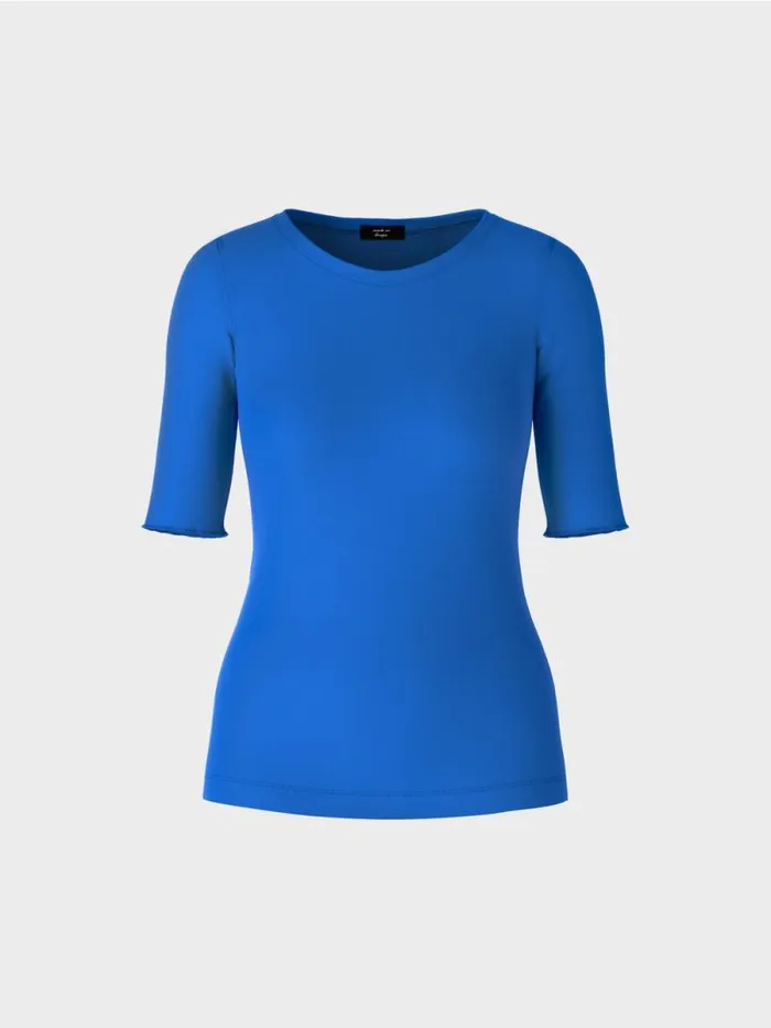 Shirts and Tops Damen Marc Cain Uni TShirt Mit 34rmel Bright Royal Blue