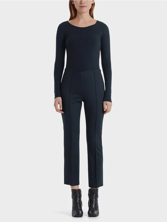 Shirts and Tops Damen Marc Cain Zartes Longsleeve Midnight Blue