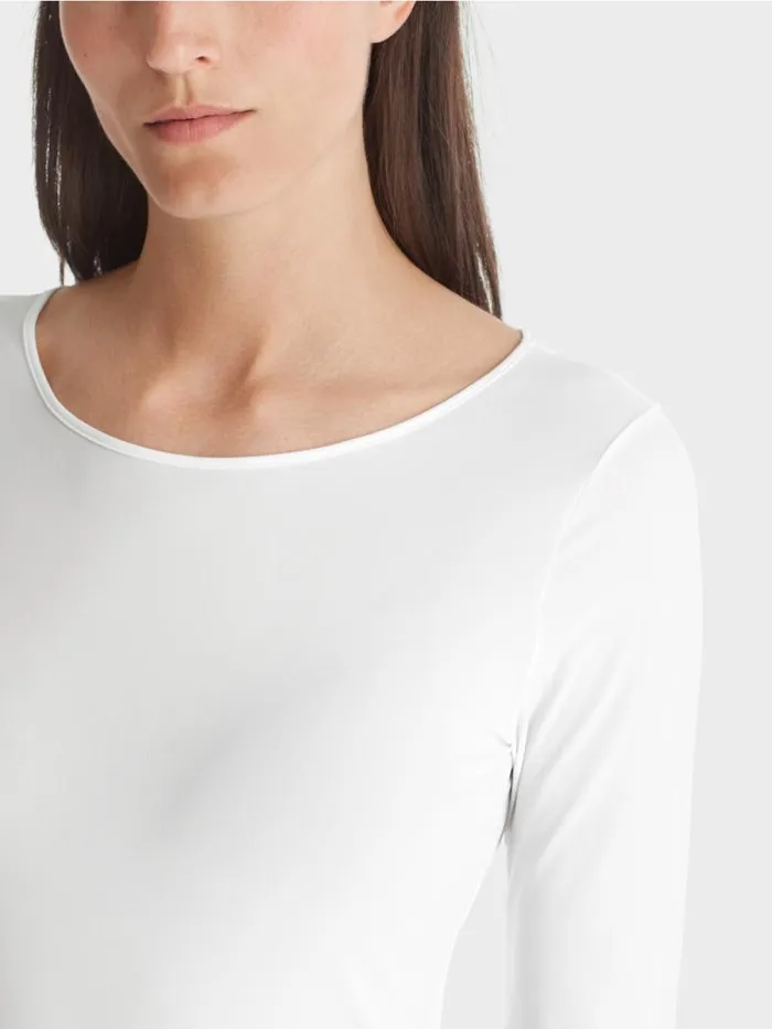 Shirts and Tops Damen Marc Cain Zartes Longsleeve White
