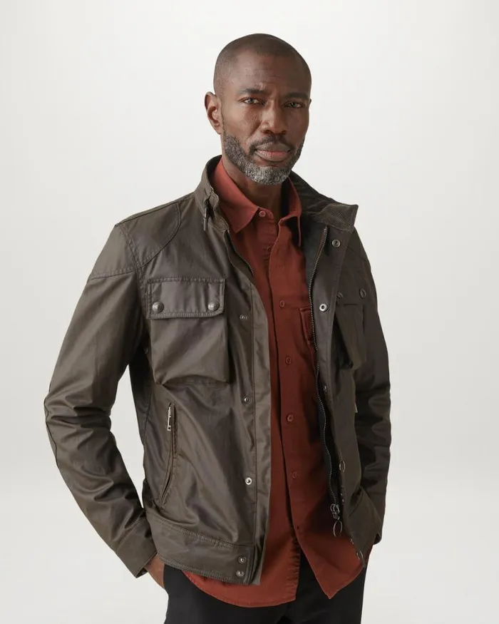 Shirts Men Belstaff Scale Shirt Deep Copper Shirts Men Belstaff Scale Shirt Deep Copper