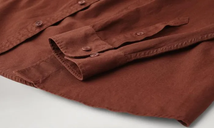 Shirts Men Belstaff Scale Shirt Deep Copper Shirts Men Belstaff Scale Shirt Deep Copper
