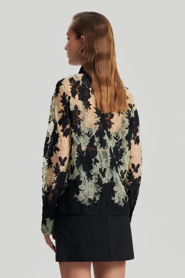 Shirts Scanlan Theodore Women FRENCH LACE SHIRT LEMON