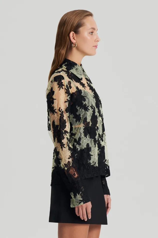 Shirts Scanlan Theodore Women FRENCH LACE SHIRT LEMON