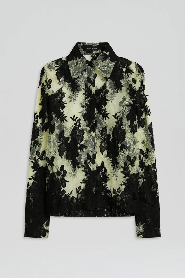 Shirts Scanlan Theodore Women FRENCH LACE SHIRT LEMON