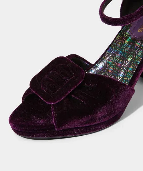 Shoes Sandals and Boots Joebrowns Apparel Leading Lady Velvet Shoes Purple