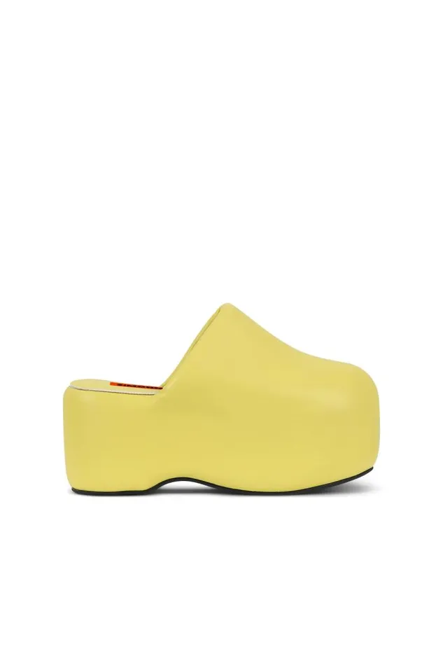 Shop Simon Miller BUBBLE CLOGS Platform Bubble Clog Honey Glaze