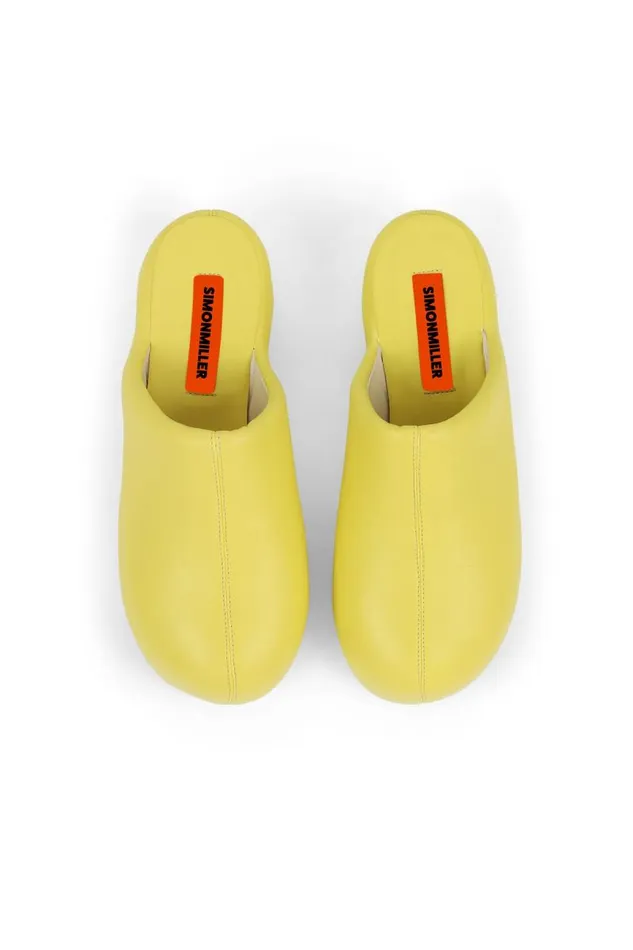 Shop Simon Miller BUBBLE CLOGS Platform Bubble Clog Honey Glaze