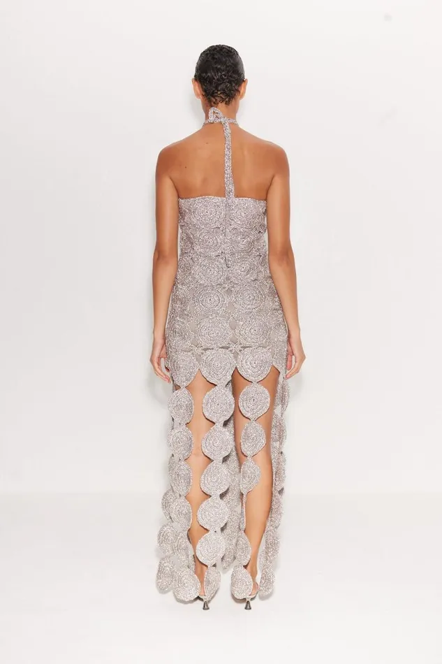 Shop Simon Miller DRESSES Beep Beep Dress Satellite Silver