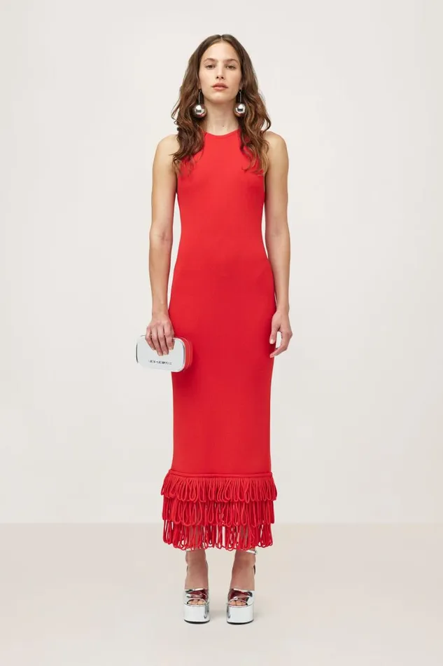 Shop Simon Miller DRESSES Knits By Albers Dress Cherry
