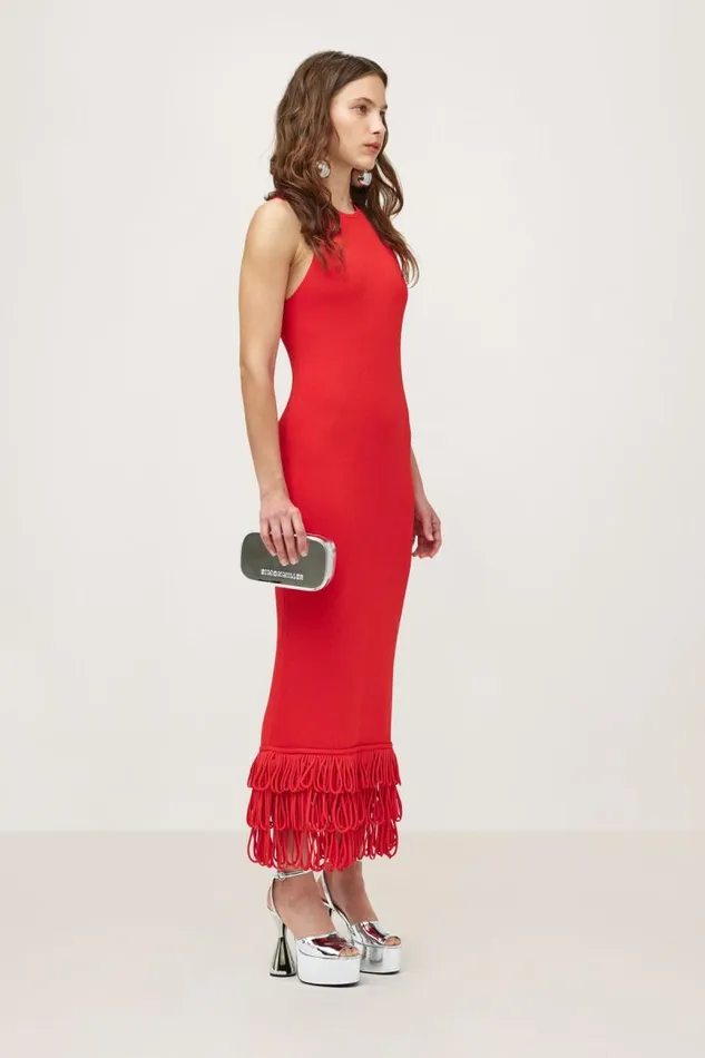 Shop Simon Miller DRESSES Knits By Albers Dress Cherry