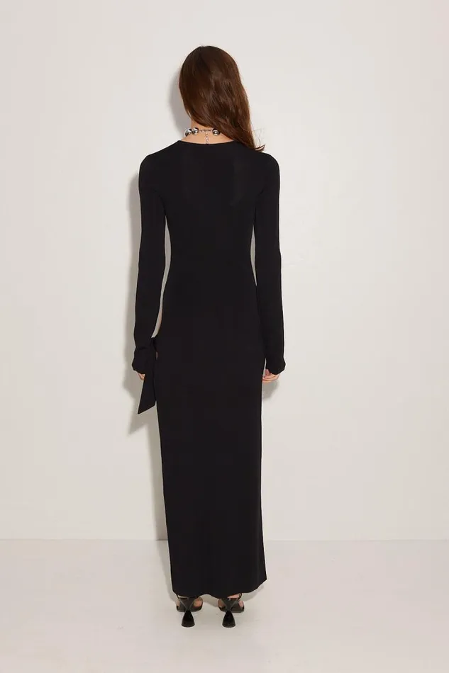 Shop Simon Miller DRESSES Knits By Long Sleeve Junjo Dress Black