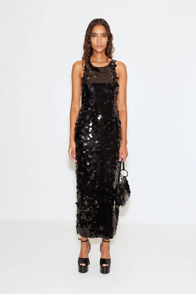 Shop Simon Miller DRESSES Sequin Lou Dress Black