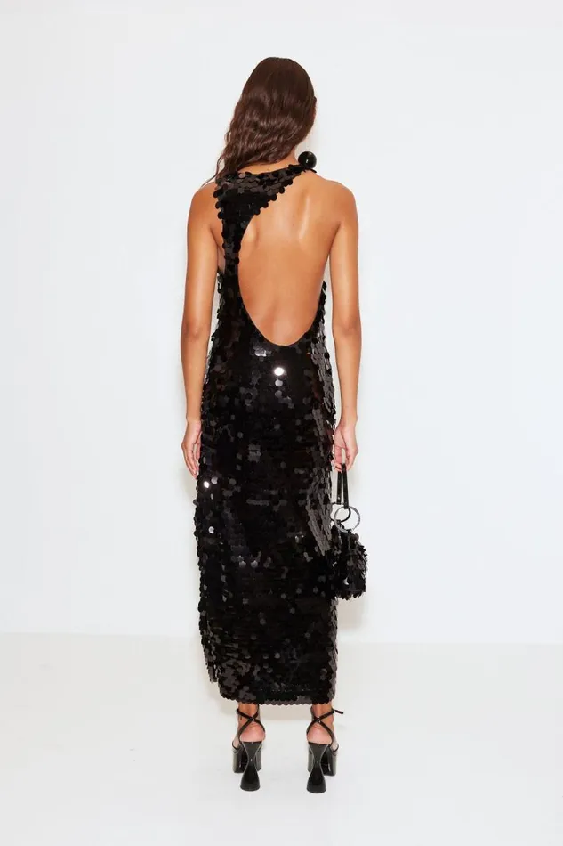 Shop Simon Miller DRESSES Sequin Lou Dress Black
