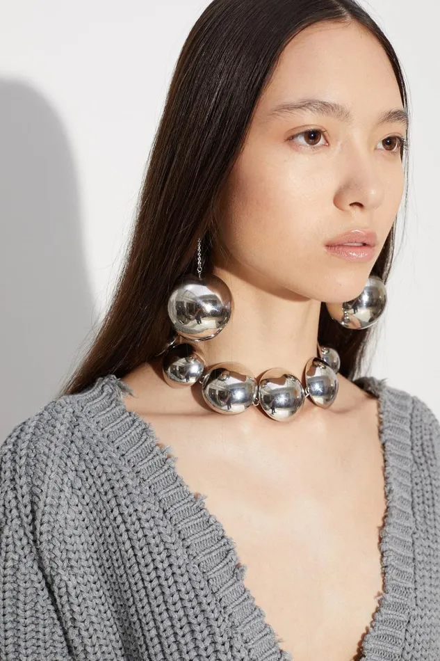 Shop Simon Miller JEWELRY Dome Necklace Silver