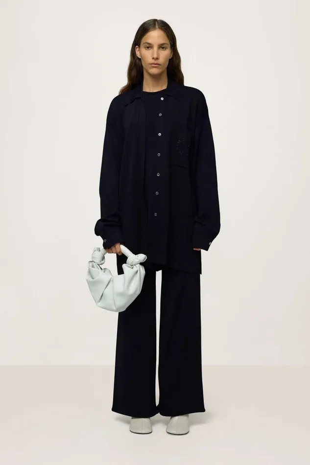 Shop Simon Miller KNITWEAR Knits By Oversized Blaz Jacket Black