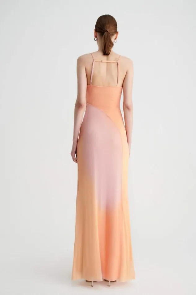 Shop SUBOO Dresses Venus Stappy Rouched Maxi Dress