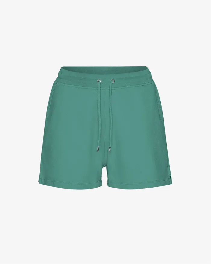 Shorts Women Organic Sweatshorts 8211 Pine Green 8211 Colorfulstandard Women
