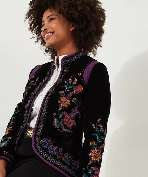 Show Stopper Embroidered Boutique Jacket Black Apparel Blazers Joebrowns Show Stopper Embroidered Boutique Jacket Black Apparel Blazers Joebrowns