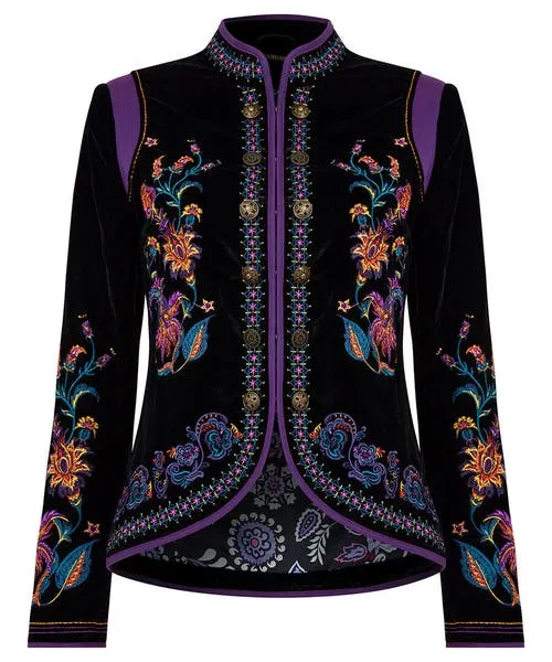 Show Stopper Embroidered Boutique Jacket Black Apparel Blazers Joebrowns Show Stopper Embroidered Boutique Jacket Black Apparel Blazers Joebrowns