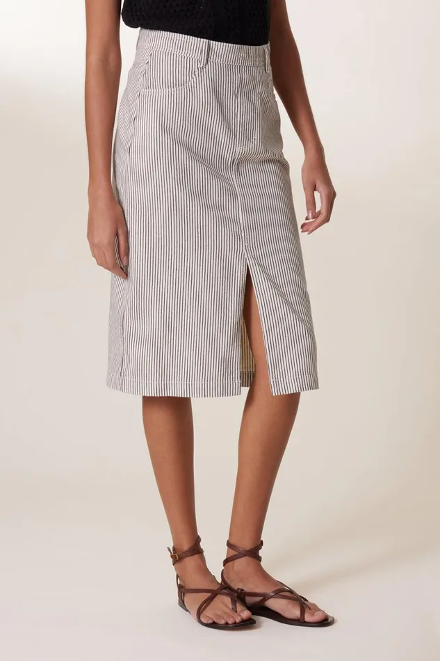 Skirts and Shorts Women Leon and Harper Justi Strp Skirt Ecru