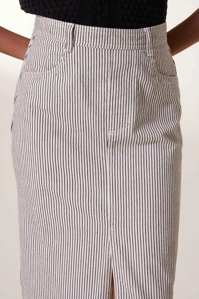 Skirts and Shorts Women Leon and Harper Justi Strp Skirt Ecru