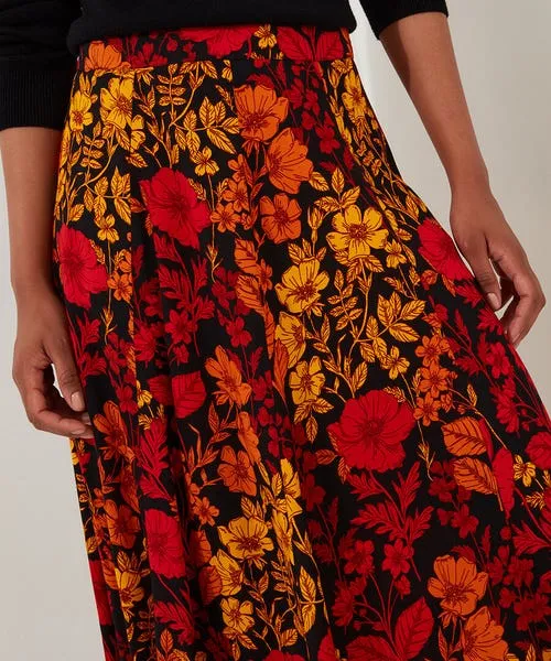 Skirts Joebrowns Apparel Autumn Florals Skirt Black Skirts Joebrowns Apparel Autumn Florals Skirt Black
