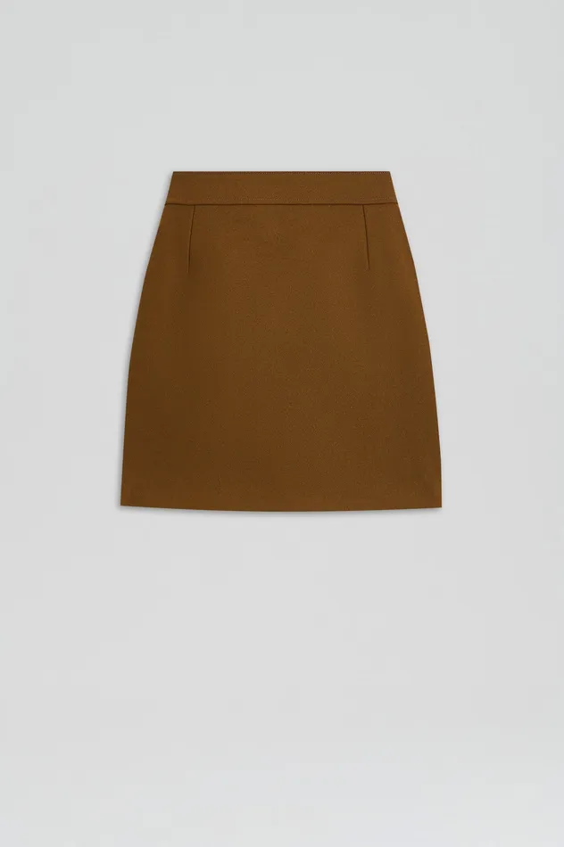 Skirts TAILORED MINI SKIRT KHAKI Scanlan Theodore Women