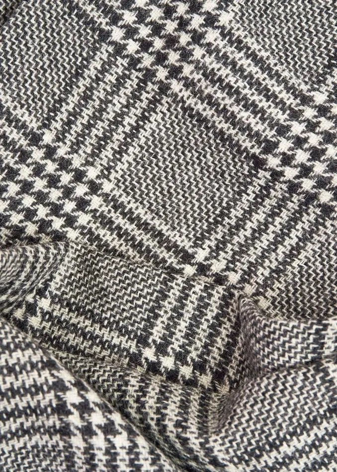 Skirts Women HOBBS Brea Wool Full Skirt Black White