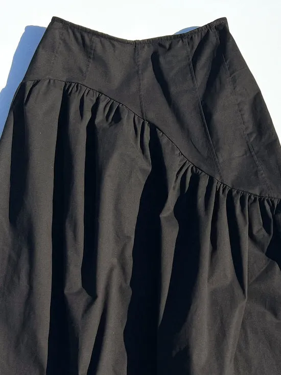 Skirts Women Maeve Midi Skirt Caviar Twill Lisa Says Gah