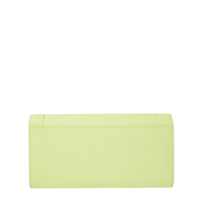 Slim Flap Wallet Lime Women Lancel Wallet
