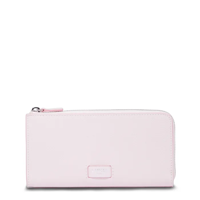 Slim Zip Wallet Dragee Pink Women Lancel Wallet
