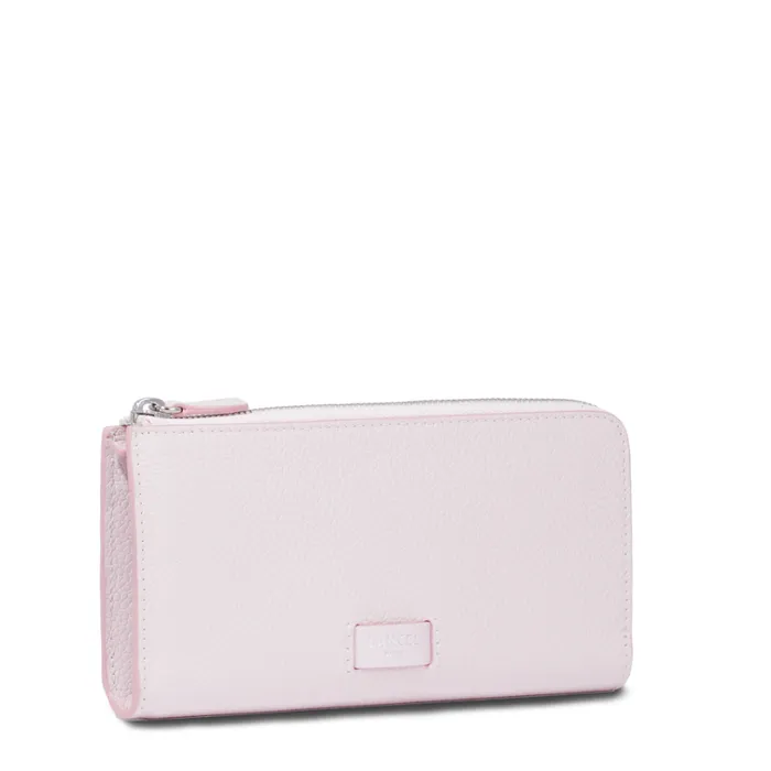 Slim Zip Wallet Dragee Pink Women Lancel Wallet