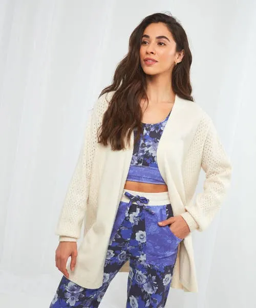 Slouch Cardigan Cream Loungewear and Pyjamas Joebrowns Apparel Slouch Cardigan Cream Loungewear and Pyjamas Joebrowns Apparel