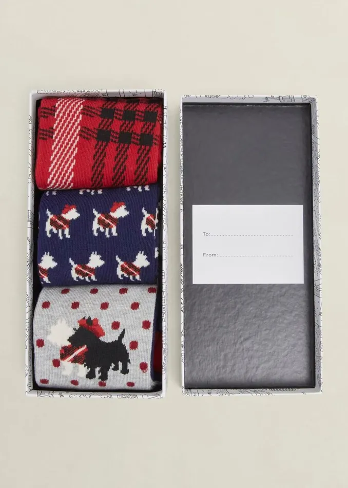 Socks and Tights Women HOBBS Westie Dog Sock Set Multi