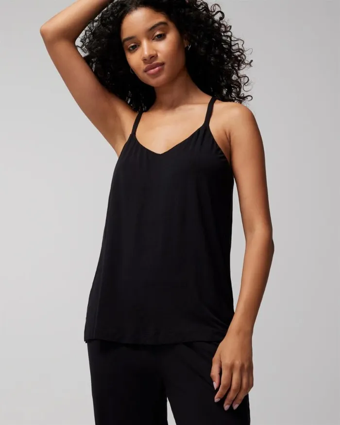 Soma Cool Nights Lace Sleep Cami Artichoke Women Lingerie