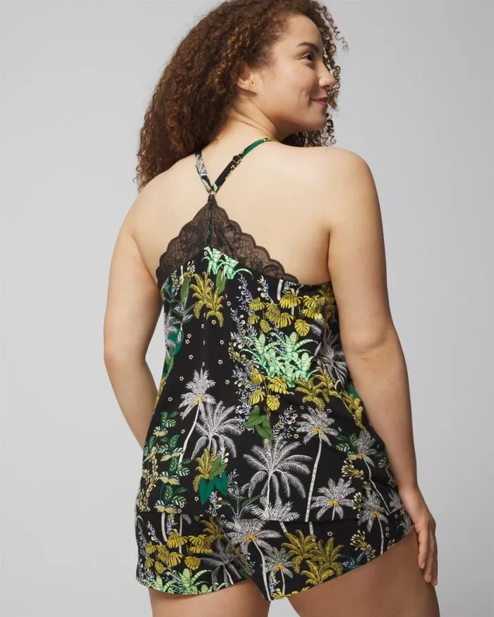 Soma Cool Nights Lace Sleep Cami Artichoke Women Lingerie