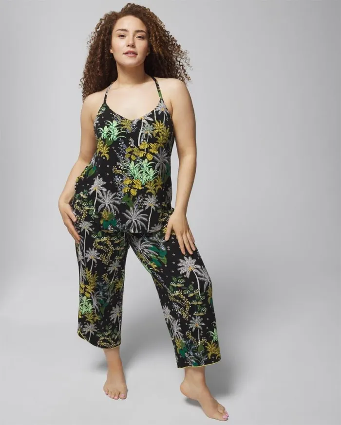 Soma Cool Nights Lace Sleep Cami Artichoke Women Lingerie