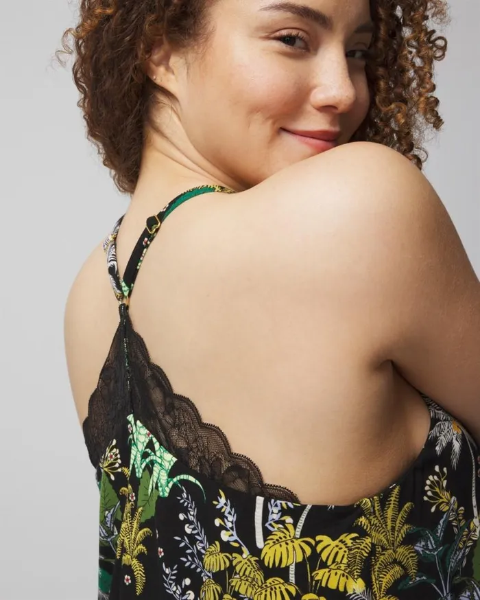 Soma Cool Nights Lace Sleep Cami Artichoke Women Lingerie