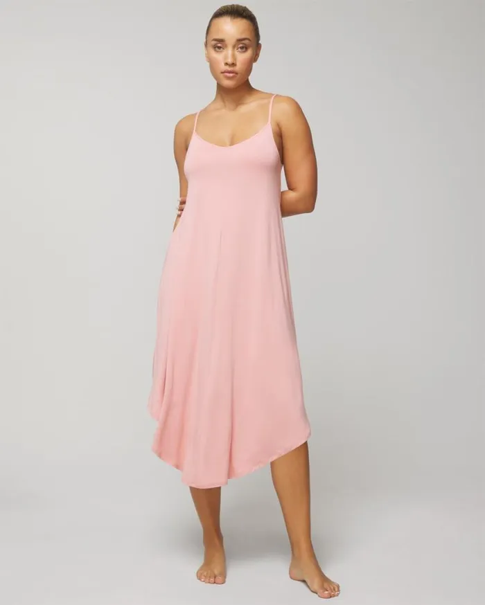 Soma Cool Nights Midi Gown Blush Pink Women Matching Sets and Separates