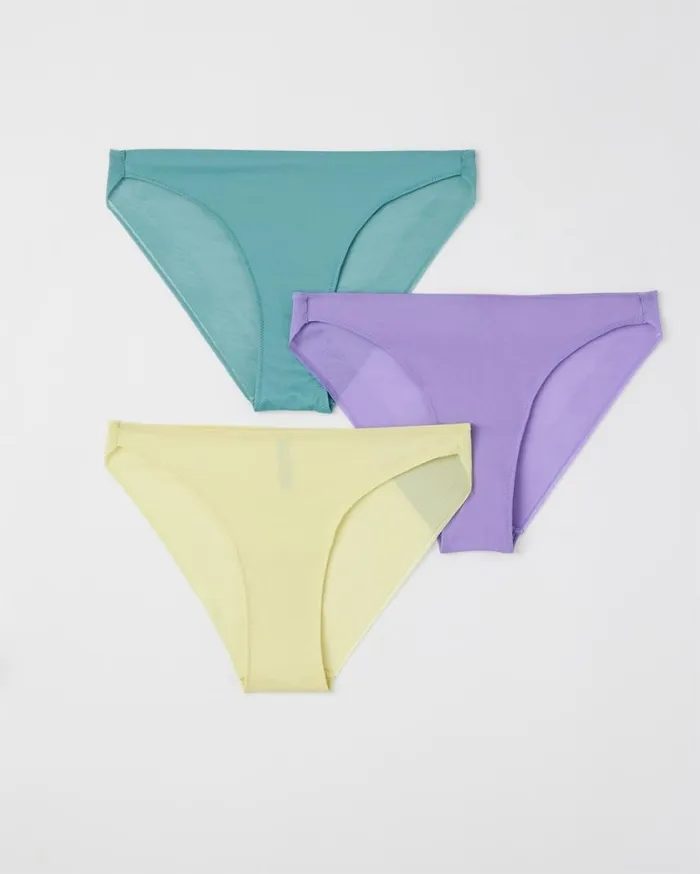 Soma TellTale Ghoster Bikini 3 Pack Undercover Olive Mltpk Women Panties